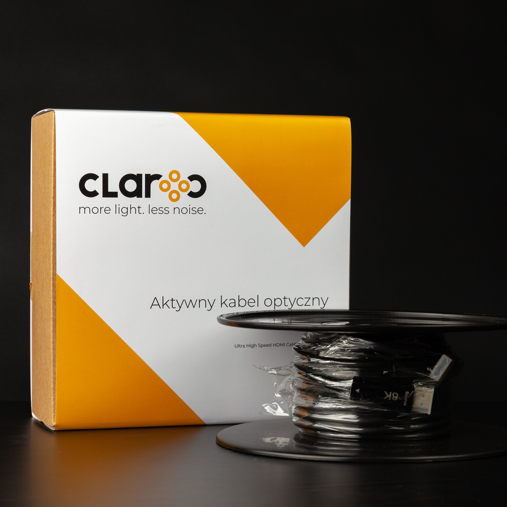 Claroc Kabel optyczny HDMI 2.1 AOC 8K 120Hz 40 m-1637573
