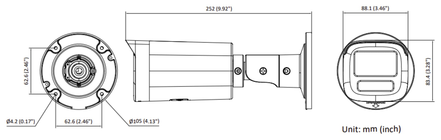 KAMERA IP DS-2CD1623G2-LIZU(2.8-12MM)PL Smart Hybrid Light - 1080p - MOTOZOOM Hikvision-1688051