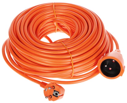 PRZEDŁUŻACZ Z UZIEMIENIEM PS-3X1.5-30M/ORANGE 30m-1647890