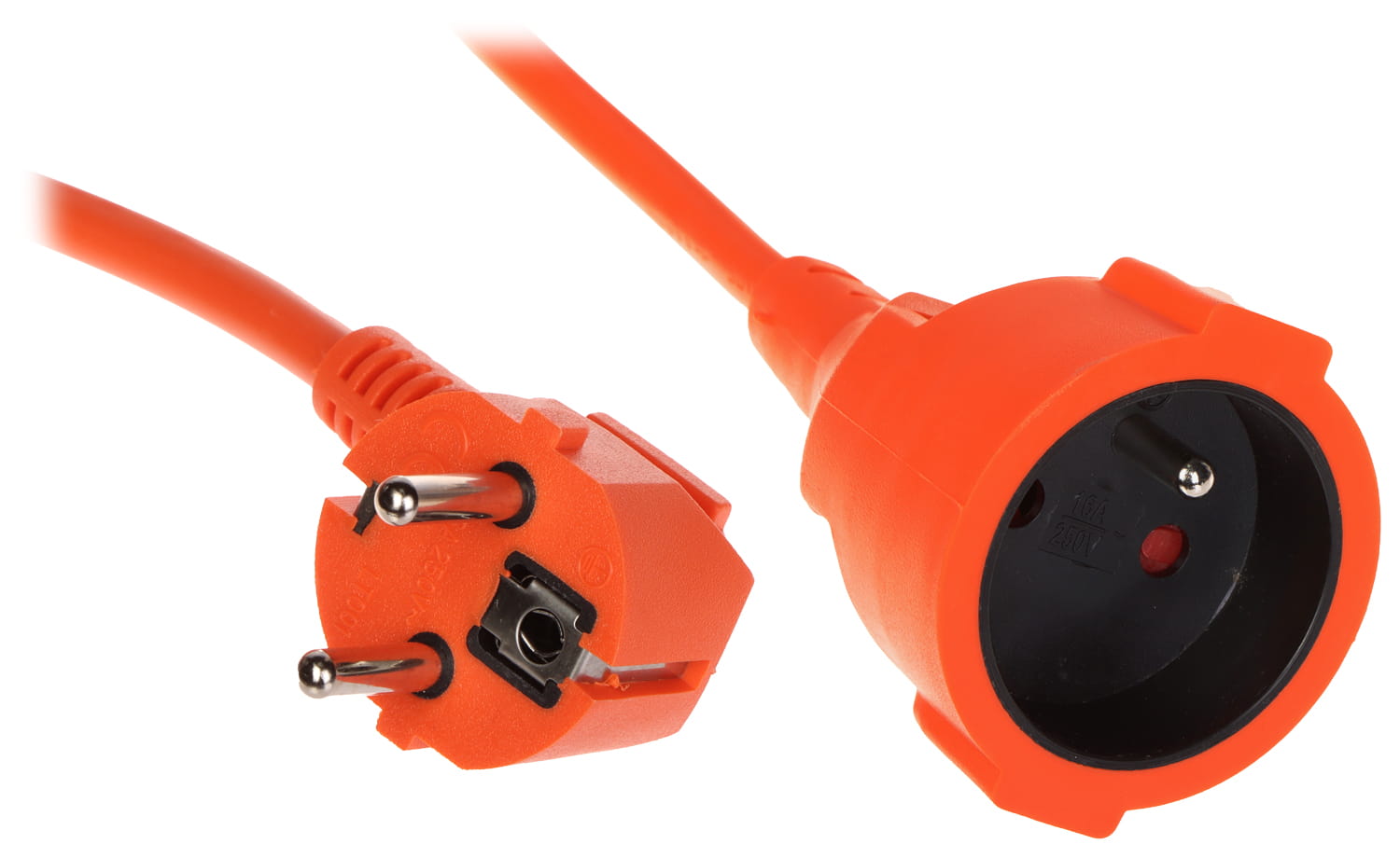 PRZEDŁUŻACZ Z UZIEMIENIEM PS-3X1.5-30M/ORANGE 30m-1647891