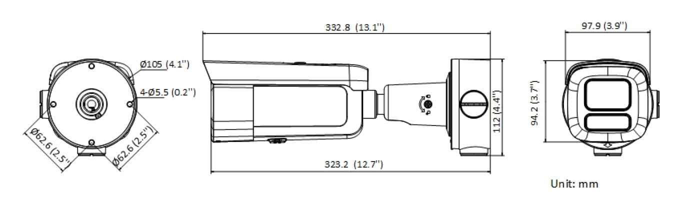 KAMERA WANDALOODPORNA IP DS-2CD2683G2-LIZS2U(2.8-12MM) Smart Hybrid Light AcuSense - 8.3Mpx 4K UHD Hikvision-1696460