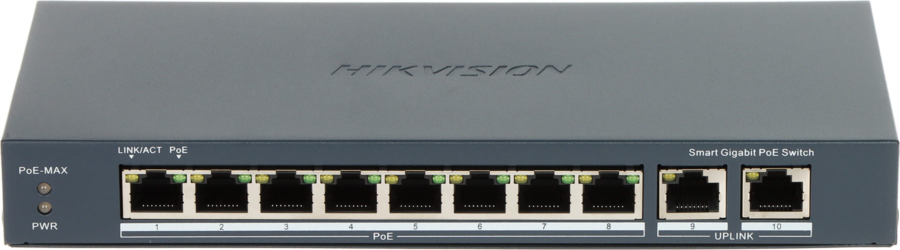 SWITCH POE DS-3E1510P-EI 8-PORTOWY Hikvision-1695758