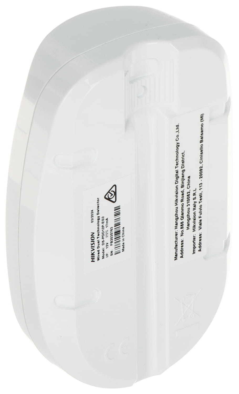 CZUJKA DUALNA MIKROFALA + PIR DS-PDD12P-EG2 Hikvision-1695849