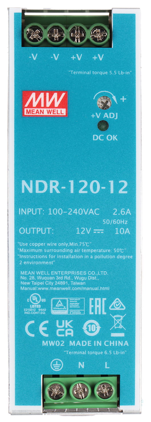 ZASILACZ IMPULSOWY NDR-120-12 MEAN WELL-1663348