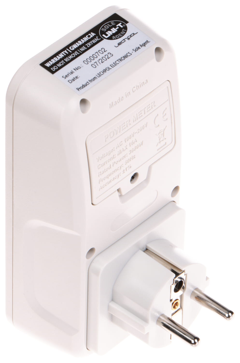 WATOMIERZ, KALKULATOR ENERGII Z WYŚWIETLACZEM LCD UT-230B-EU UNI-T-1672830