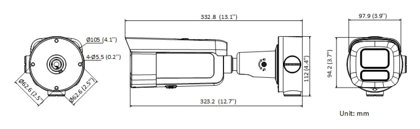 KAMERA WANDALOODPORNA IP DS-2CD2623G2-LIZS2U(2.8-12MM) Smart Hybrid Light AcuSense - 1080p - MOTOZOOM Hikvision-1703609