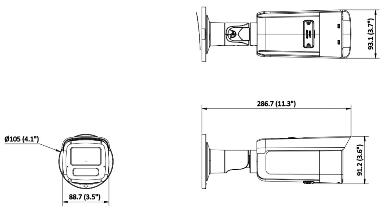 KAMERA IP DS-2CD2T63G2-2LI(2.8MM) Smart Hybrid Light AcuSense - 6Mpx Hikvision-1703636