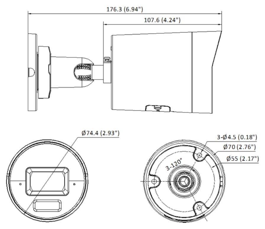 KAMERA IP DS-2CD2043G2-LI(2.8MM) AcuSense Smart Hybrid Light - 4Mpx Hikvision-1703856