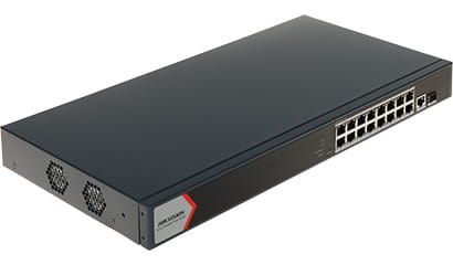 SWITCH POE DS-3E1518P-EI(V2) 16-PORTOWY SFP Hikvision-1695936