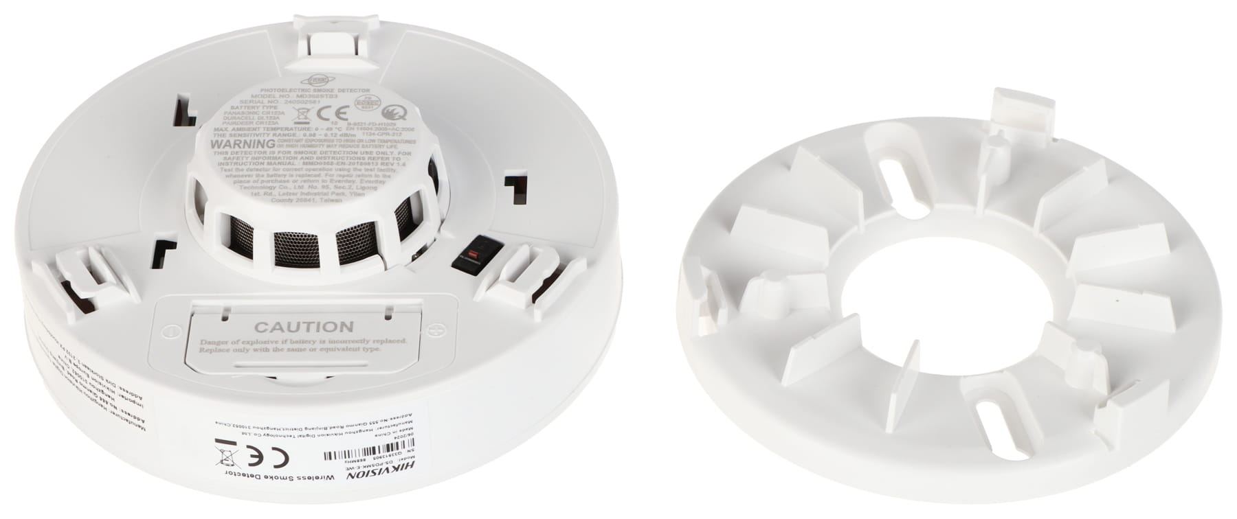 BEZPRZEWODOWA CZUJKA DYMU AX PRO DS-PDSMK-E-WE Hikvision-1706500