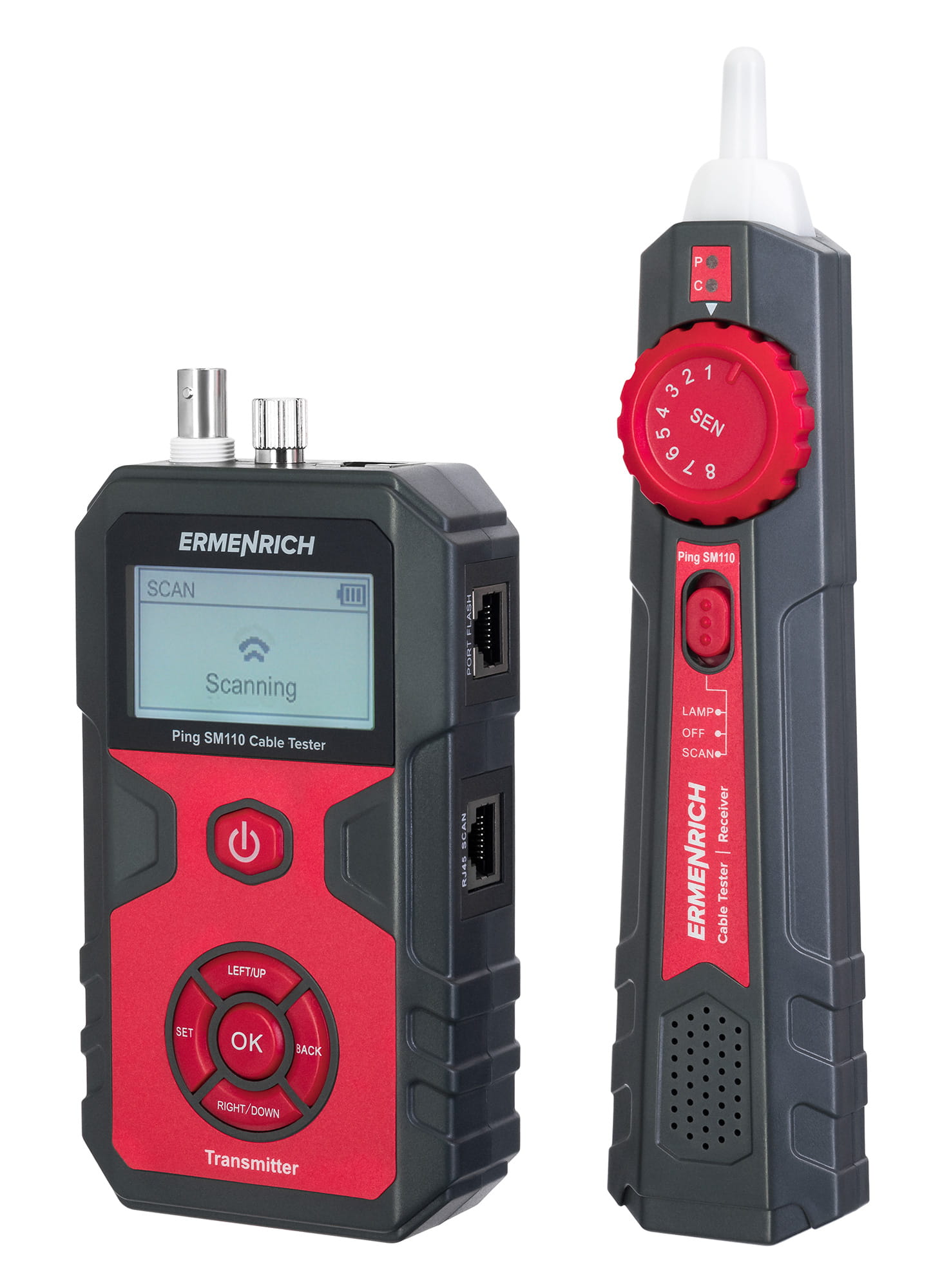 Tester przewodów Ermenrich Ping SM110-1643785