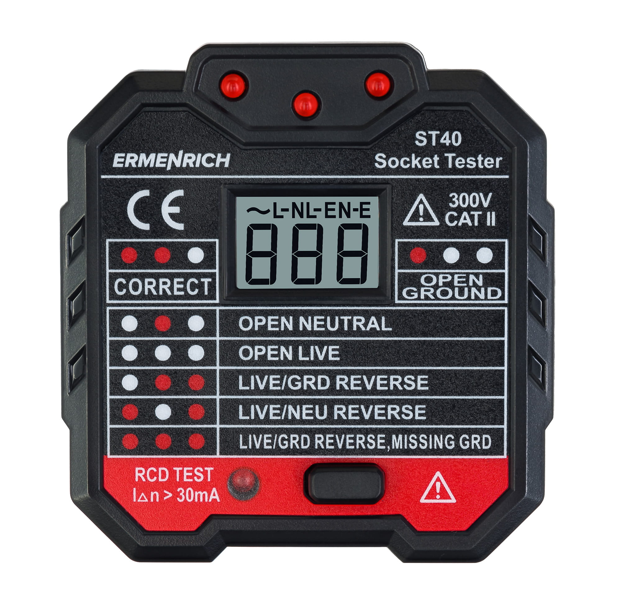 Tester do gniazd sieciowych Ermenrich Zing ST40-1697431