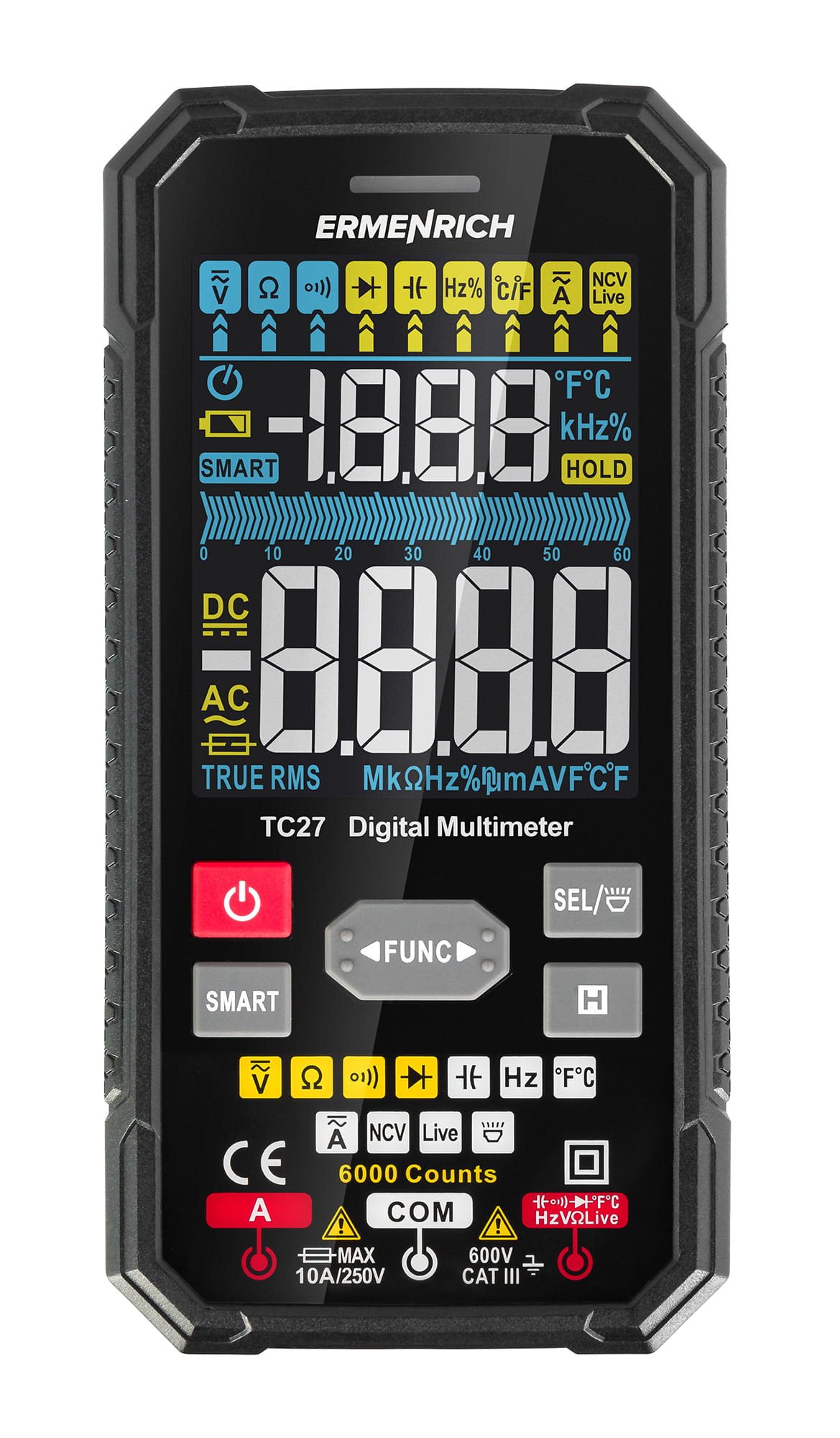 Uniwersalny miernik cyfrowy Ermenrich Zing TC27-1702523