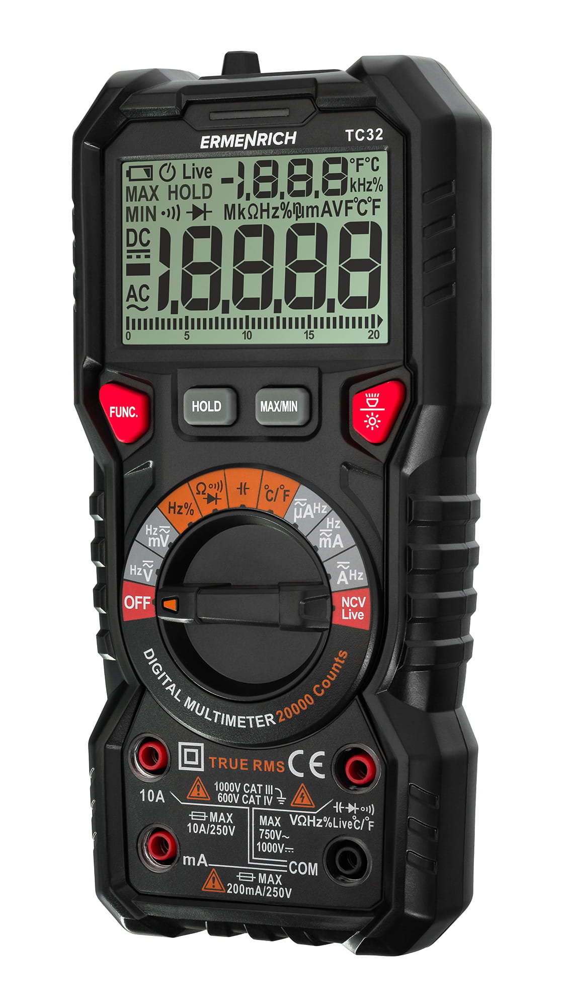 Uniwersalny miernik cyfrowy Ermenrich Zing TC32-1702529