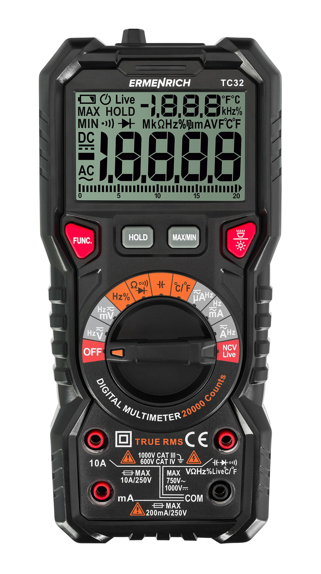 Uniwersalny miernik cyfrowy Ermenrich Zing TC32-1702531