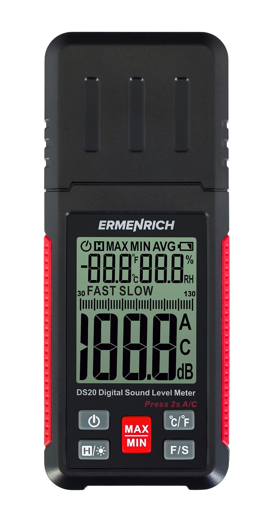 Cyfrowy miernik poziomu dźwięku Ermenrich Seek DS20-1702578