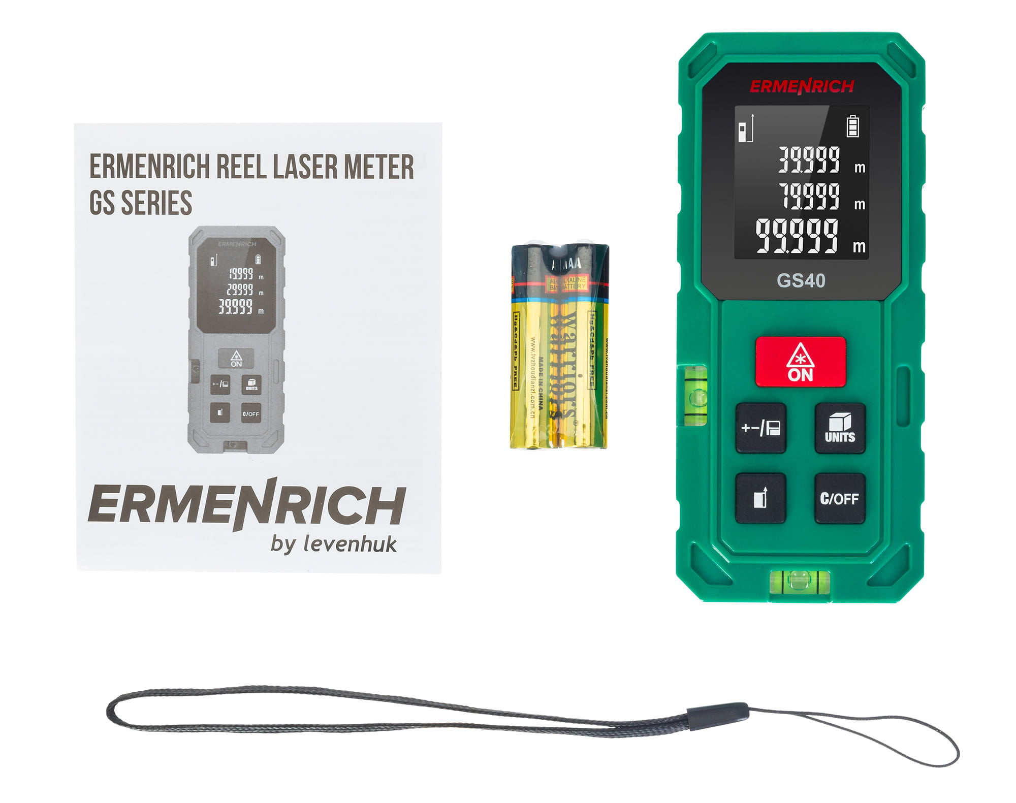 Miernik laserowy Ermenrich Reel PLUS GS40-1646991