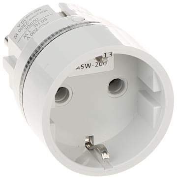 INTELIGENTNE GNIAZDO ELEKTRYCZNE ASW-200-F-W BE WAVE 2300W SATEL-1683211