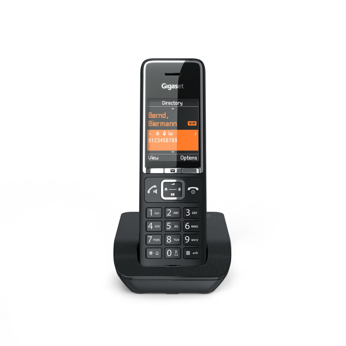 Comfort 550 Telefon bezprzewodowy Gigaset widok wyświetlacza.jpg