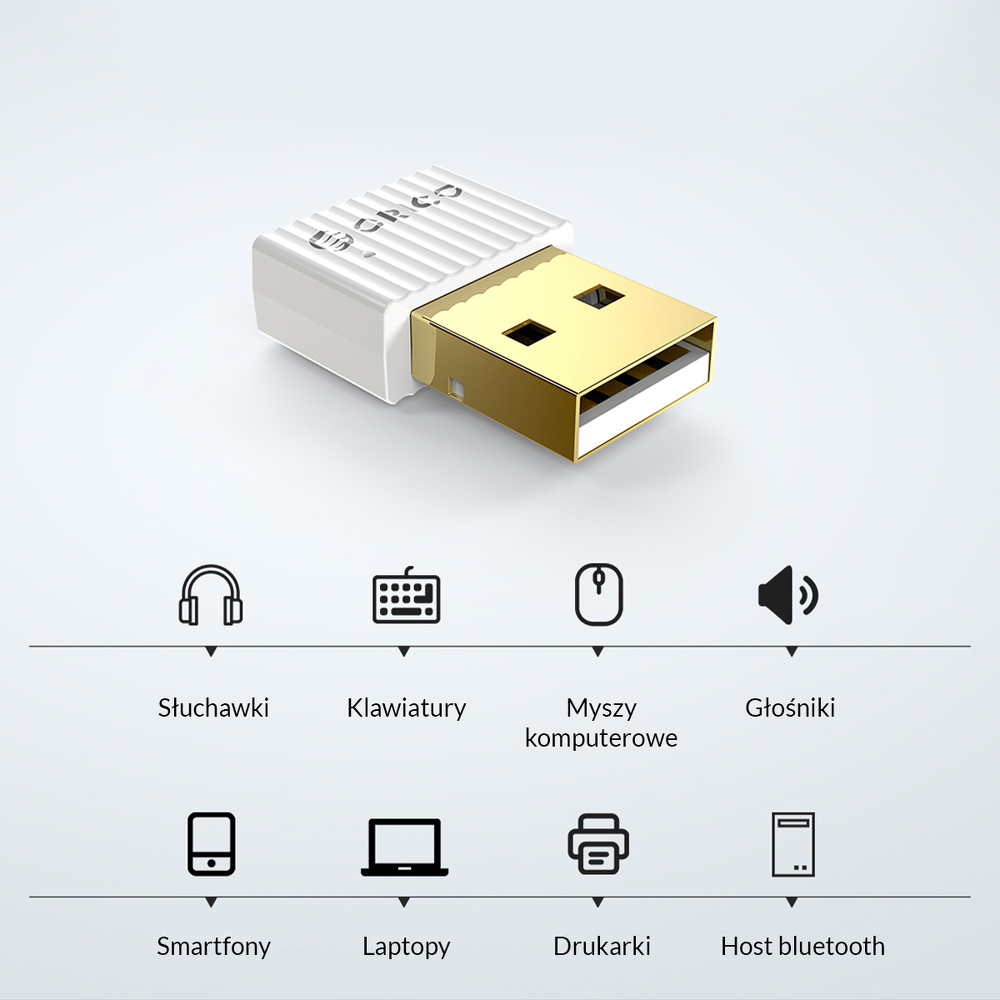 Orico Adapter Bluetooth 5.0 USB-A czarny-1277251