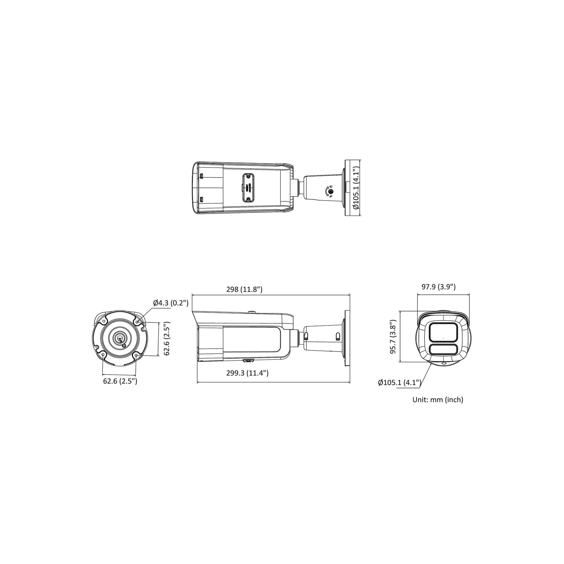 KAMERA WANDALOODPORNA IP DS-2CD2646G2HT-IZS(2.8-12)(EF)BLACK AcuSense DarkFighter - 4Mpx 2.8... 12mm - MOTOZOOM Hikvision-1764754
