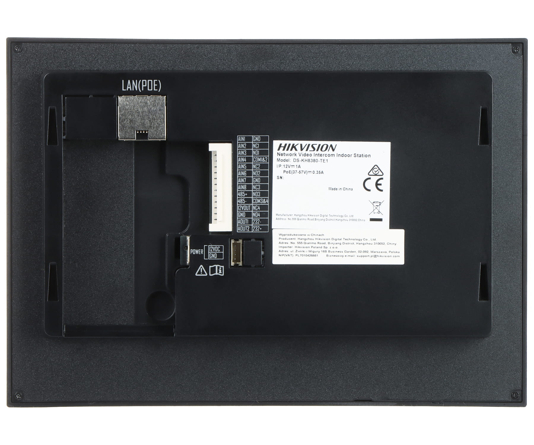 PANEL WEWNĘTRZNY IP DS-KH8380-TE1 Hikvision-1769021