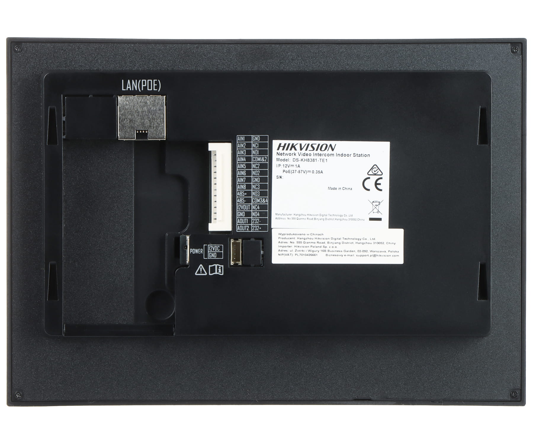 PANEL WEWNĘTRZNY IP DS-KH8381-TE1 Hikvision-1769030