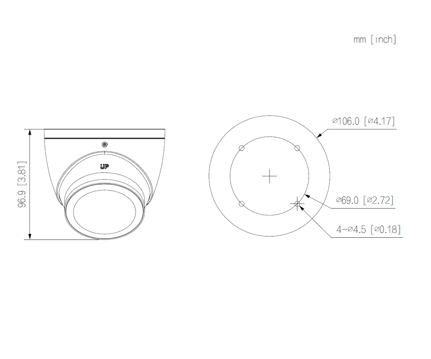 KAMERA AHD, HD-CVI, HD-TVI, CVBS HAC-HDW1239T-A-LED-0280B-S3 Full-Color - 1080p 2.8mm DAHUA-1764016