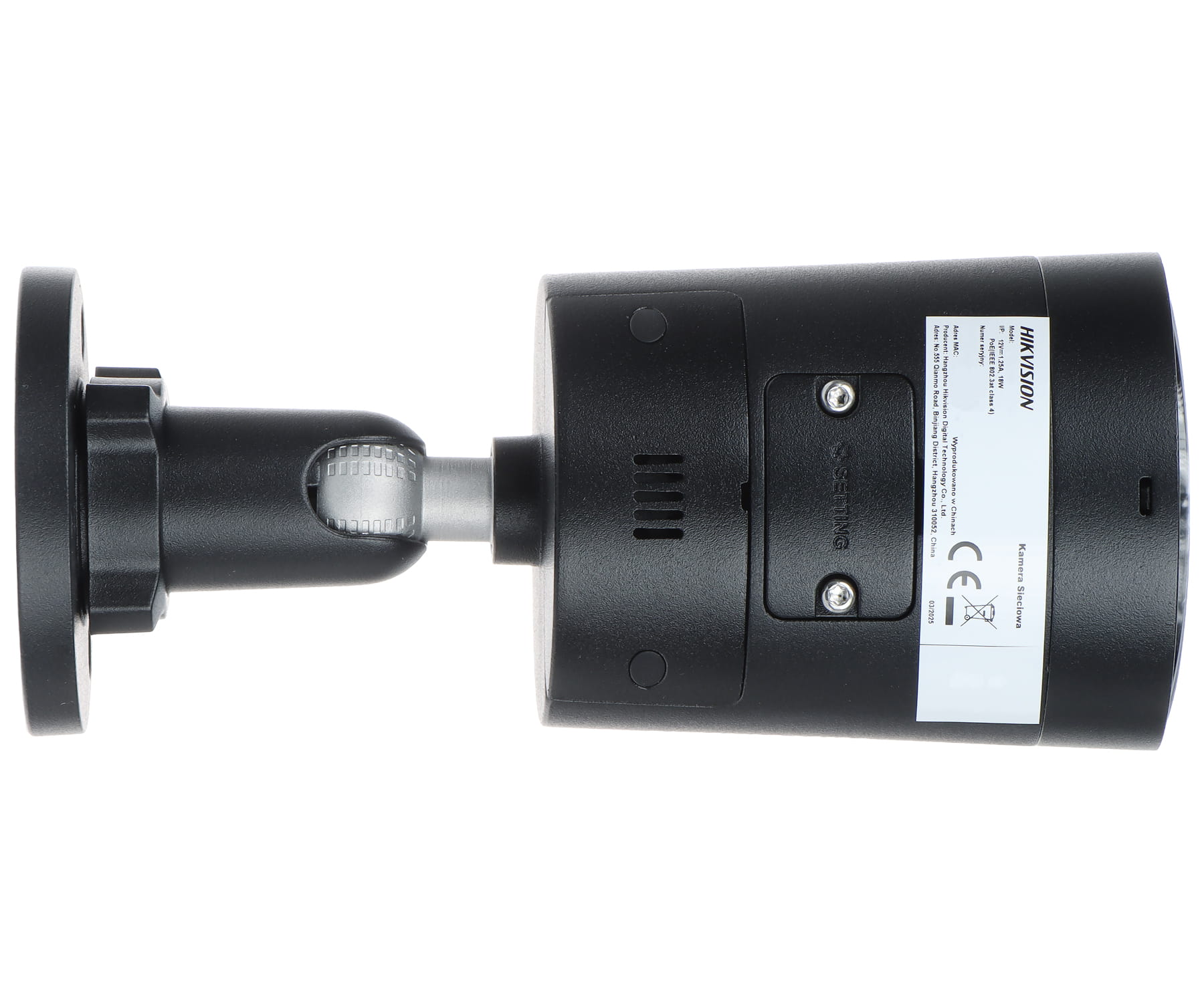 KAMERA IP DS-2CD2083G2-LI2U/SL(2.8MM)(BLACK)/PL Smart Hybrid Light AcuSense - 8.3Mpx 4K UHD Hikvision-1773205