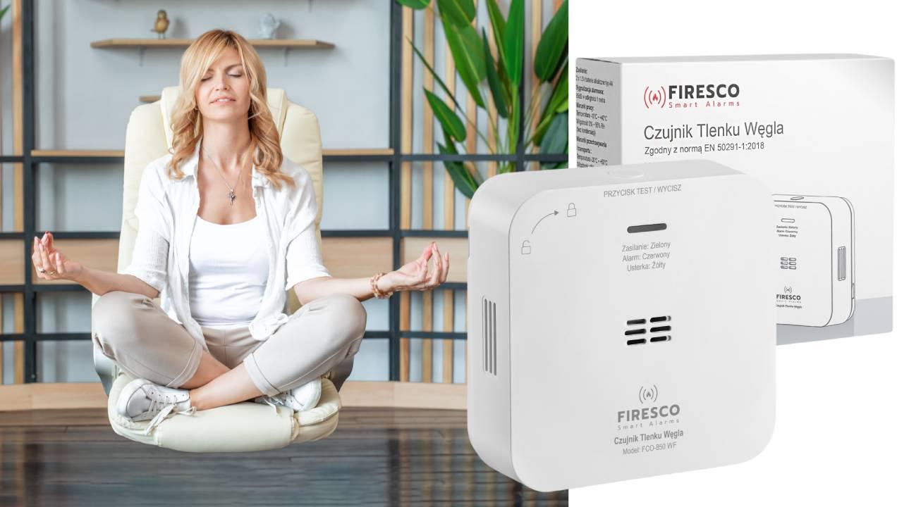 Zestaw czujników FIRESCO czujnik czadu + dymu z WiFi -1771324