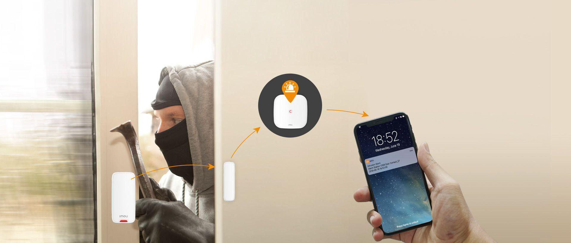 Czujnik drzwi/okna kontaktron Imou IOT-ZD1-EU-1587312
