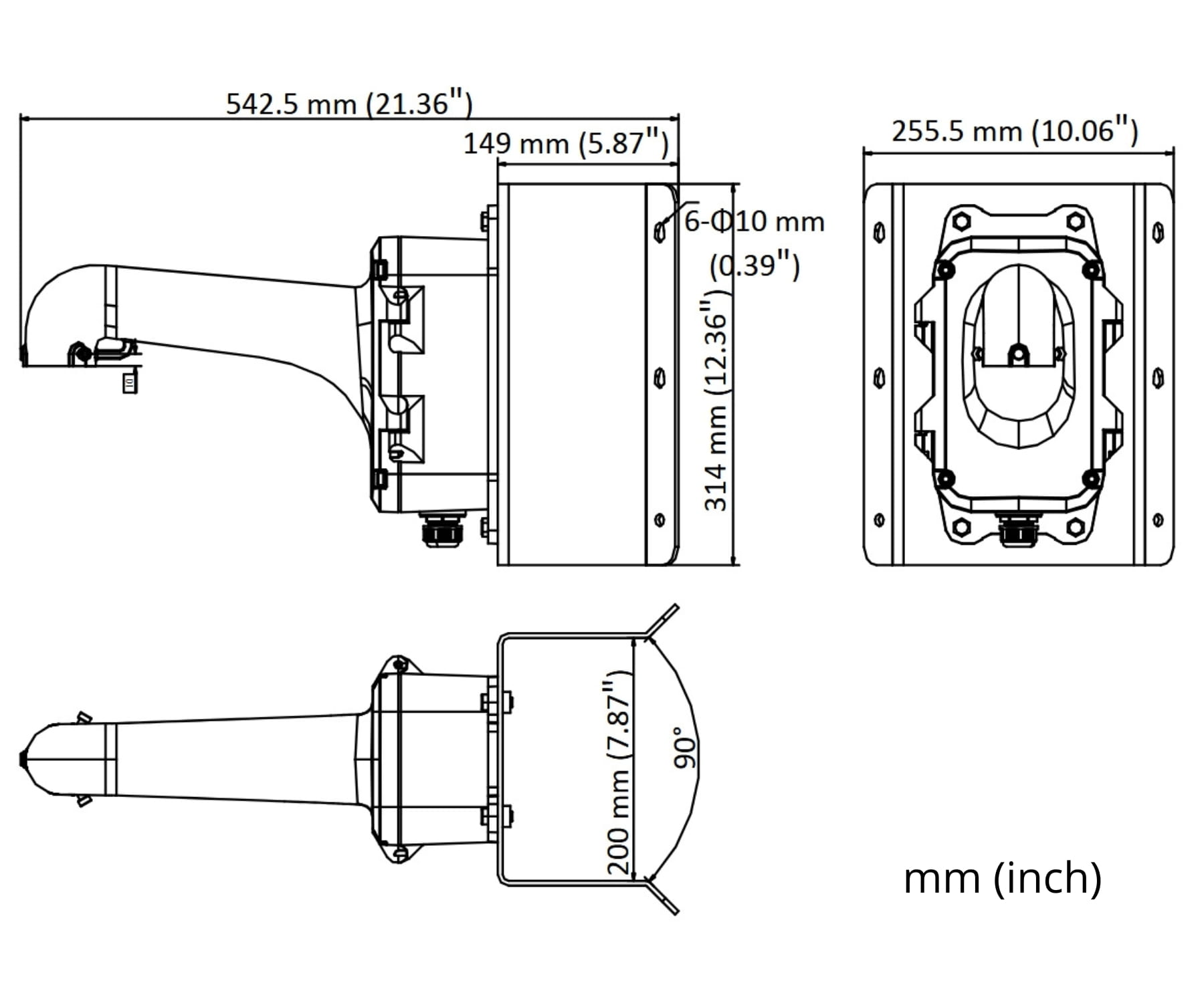UCHWYT NAROŻNIKOWY KAMERY DS-1604ZJ-BOX-CORNER Hikvision-1805993