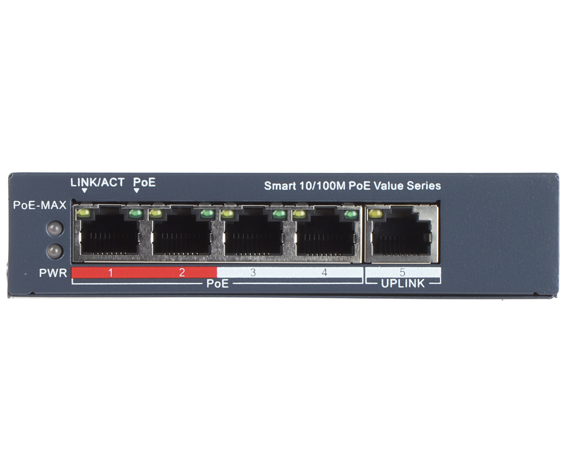 SWITCH POE DS-3E1105P-EI/M-V2 4-PORTOWY Hikvision-1806069