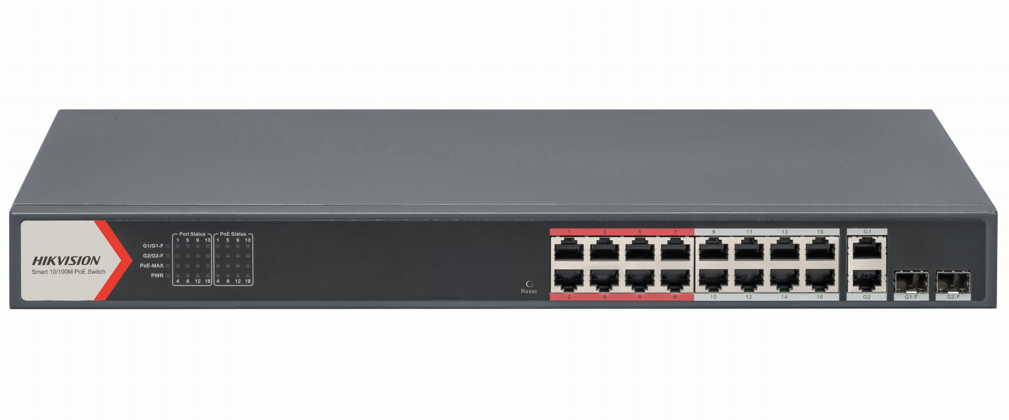 SWITCH POE DS-3E1318P-EI(B) 16-PORTOWY SFP Hikvision-1805141