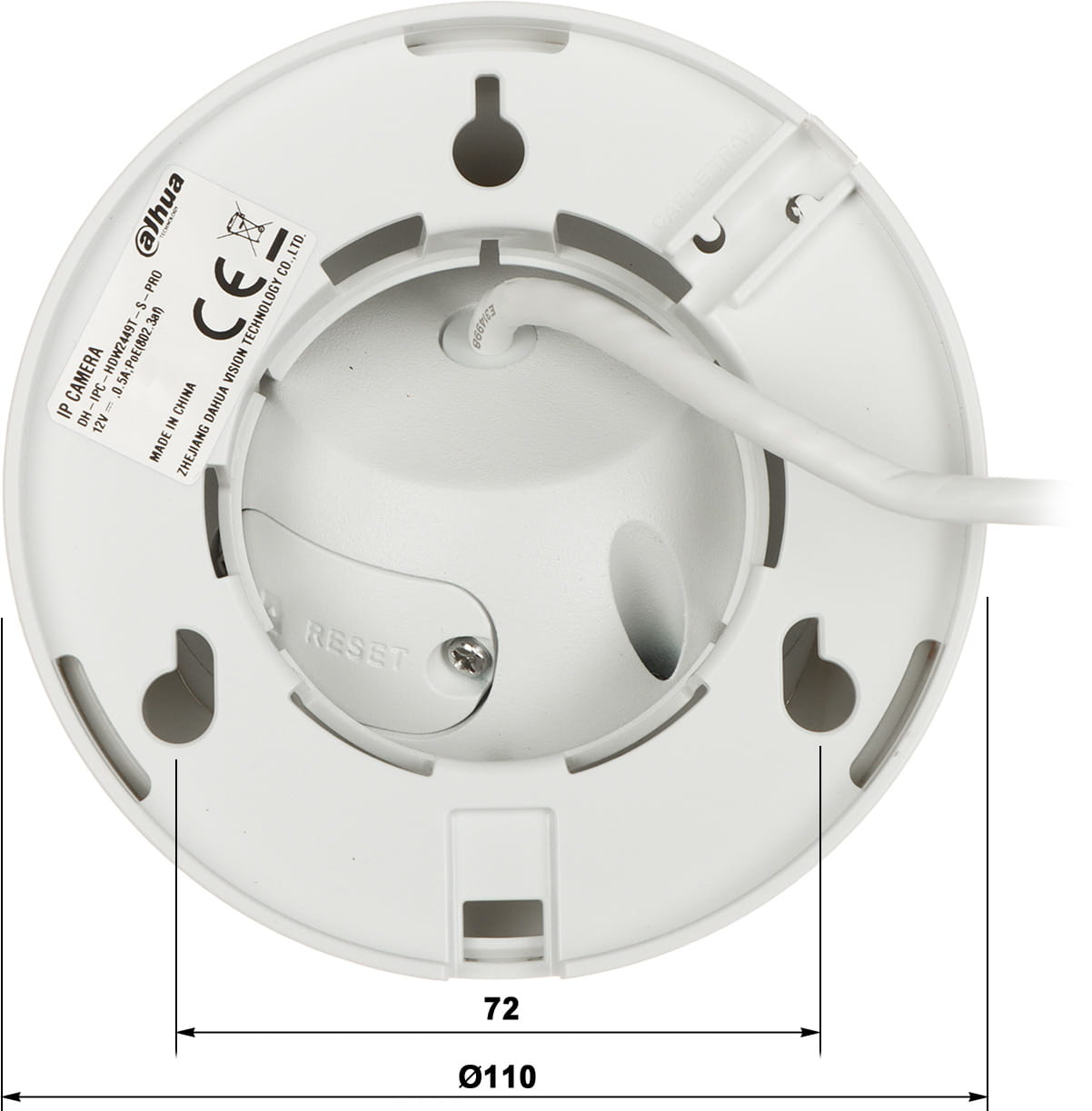 KAMERA IP IPC-HDW2849T-S-LED-0280B-PRO WizSense WizColor - 8Mpx 2.8mm DAHUA-1790218