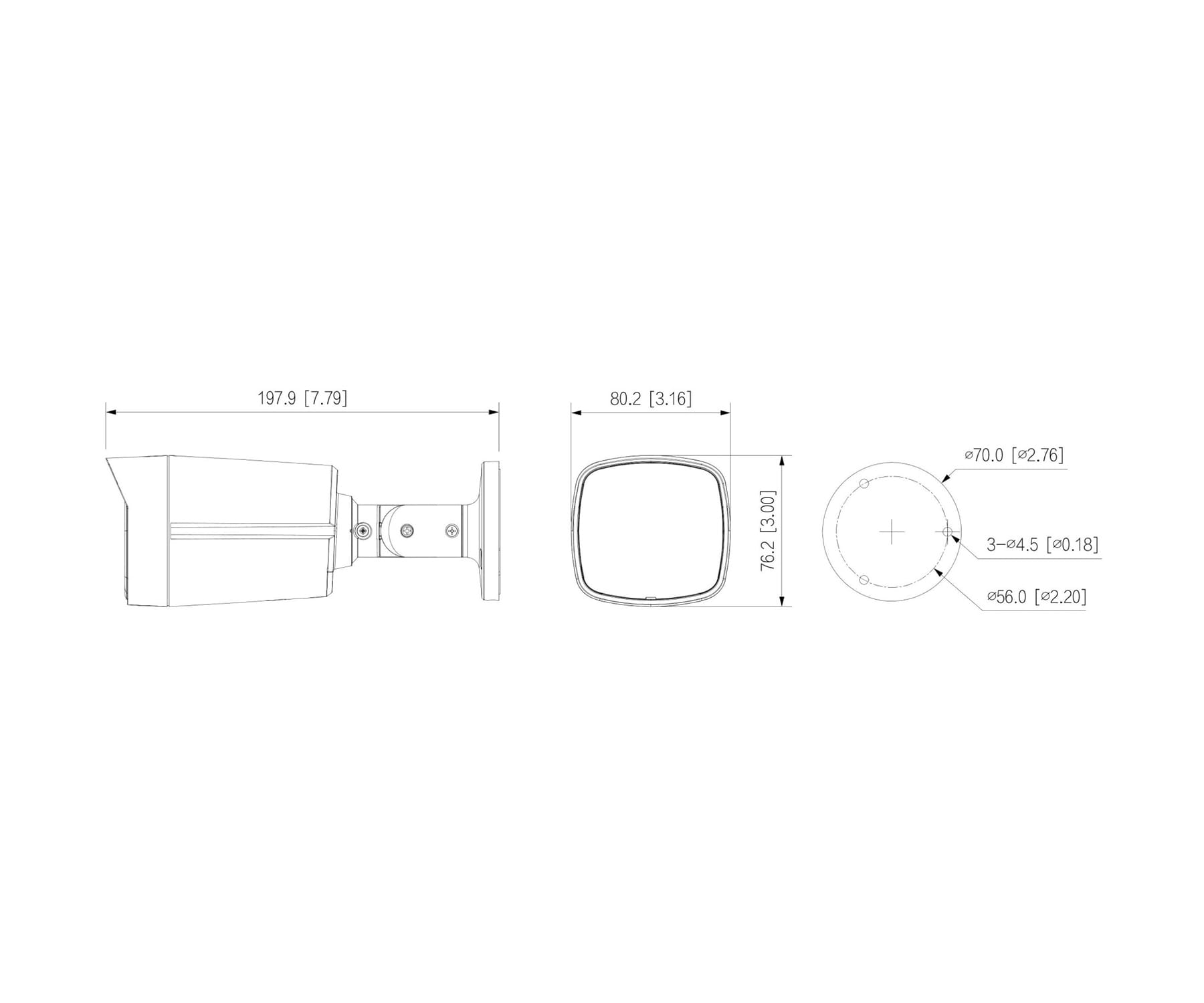 KAMERA IP IPC-HFW2849TL-S-LED-0360B-PRO WizSense WizColor - 8Mpx 4K UHD 3.6mm DAHUA-1805876