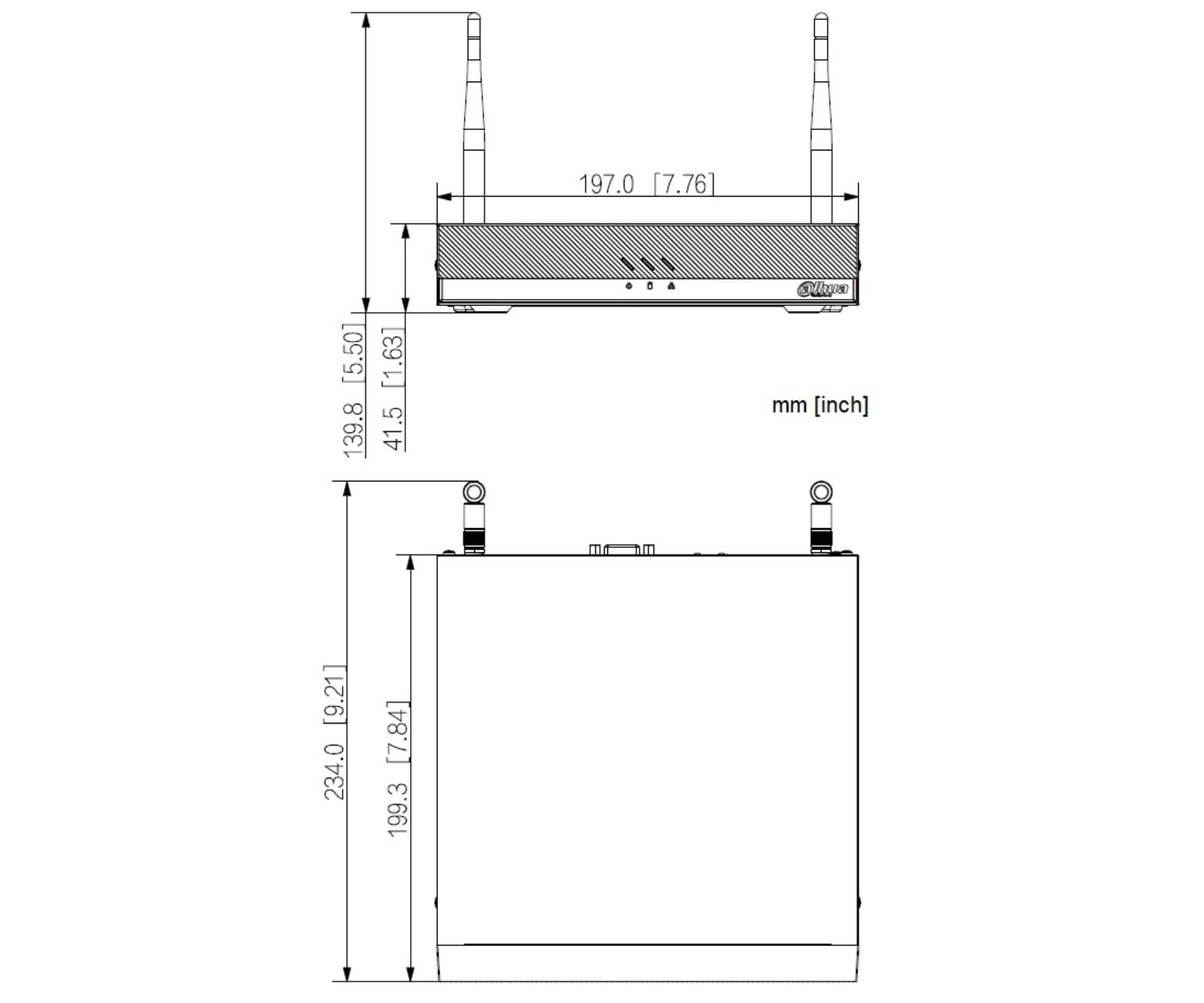 REJESTRATOR IP NVR2108HC-W Wi-Fi 6, 8 KANAŁÓW DAHUA-1815668