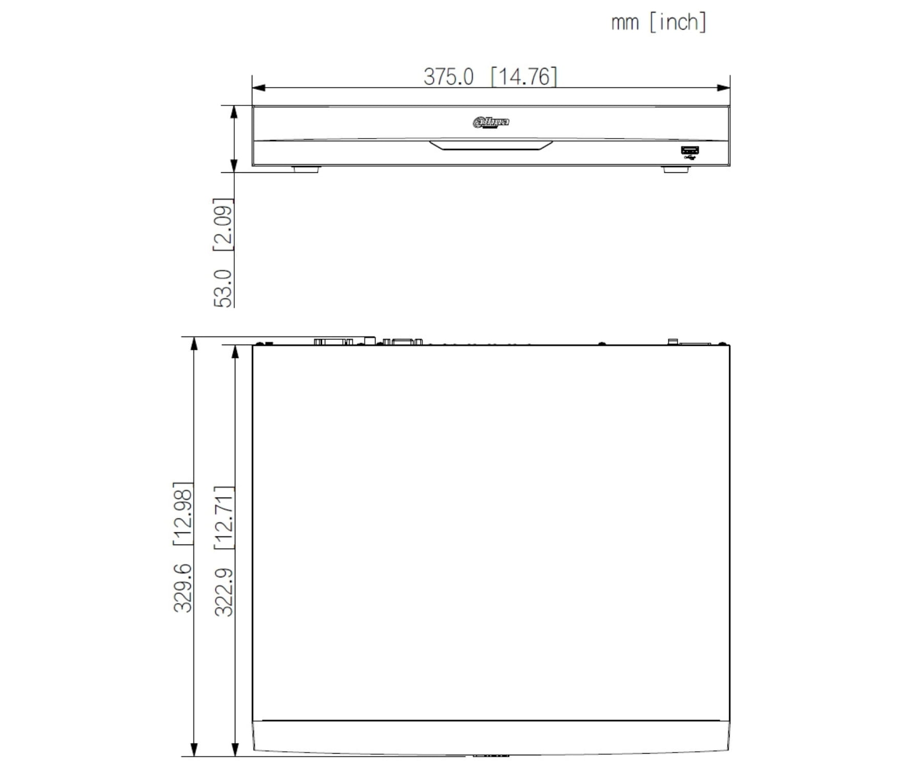 REJESTRATOR IP NVR5216-16P-EI2 16 KANAŁÓW, 16 PoE WizSense DAHUA-1815505