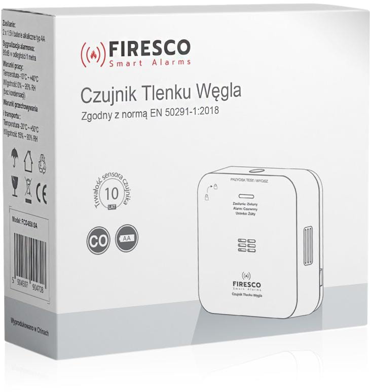 Czujnik czadu Firesco FCO-850 SA-1611663
