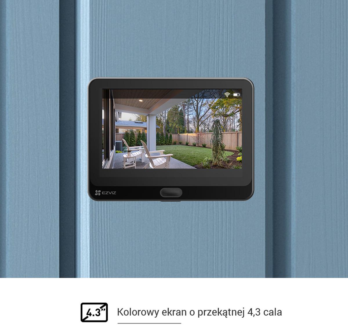 Bezprzewodowy wizjer do drzwi Ezviz HP2 2MP-1689358