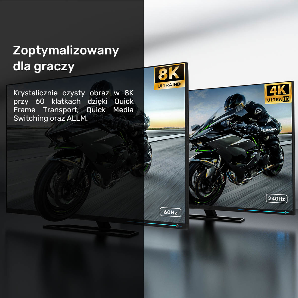 Unitek przewód 8K LUX HDMI 2.1 oplot 1M-1787772