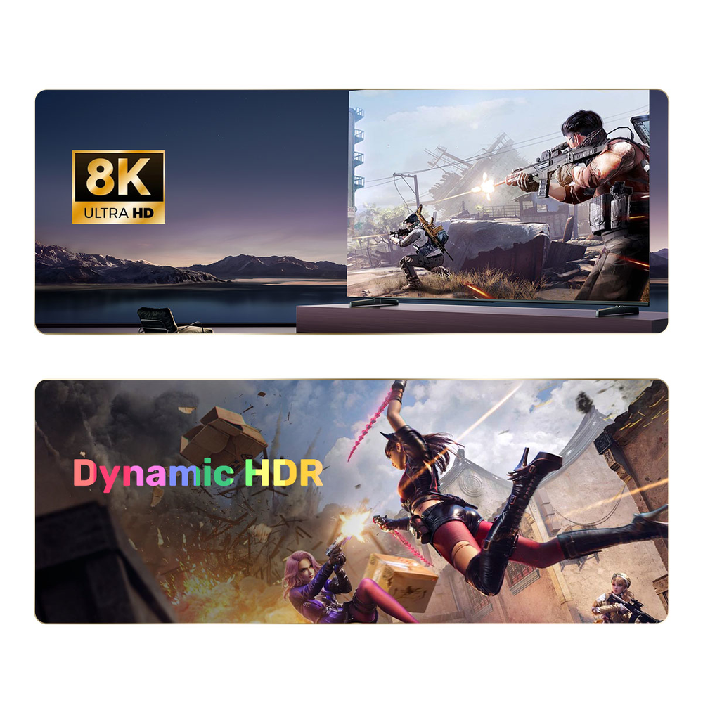 Unitek kabel DisplayPort 1.4 8k 60hz, 4k 240hz, HDR, HDCP 2.3, DSC 1.2, 2m-1782110