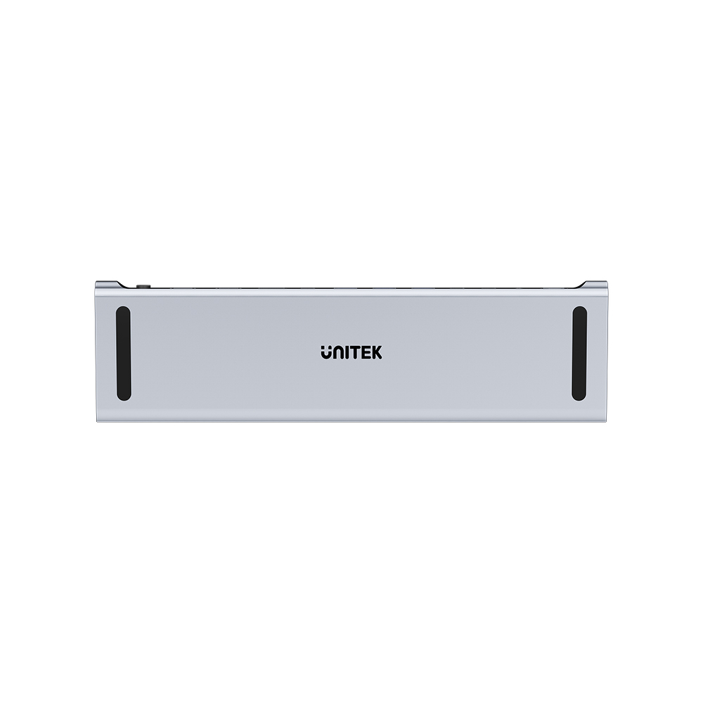 Unitek Stacja dokująca KVM z funkcją podstawki, potrójne wyjście 4K, USB-C, MST, HDMI 2.0-1808389