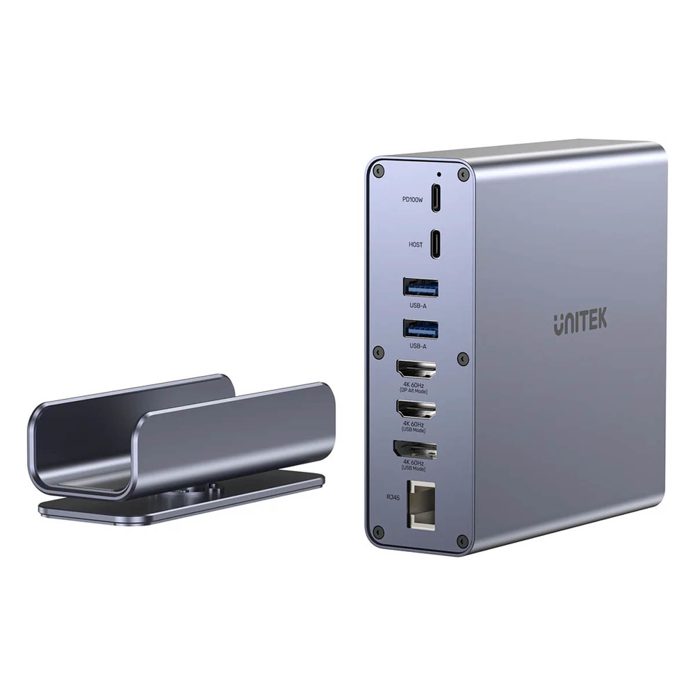Unitek Uniwersalna stacja dokująca DisplayLink 4K x3-1787293