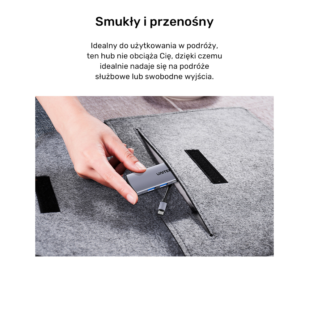 Unitek Hub 4w1 USB-C 10 Gbps, 2x USB-A i 2x USB-C H1112DGY01-1785962