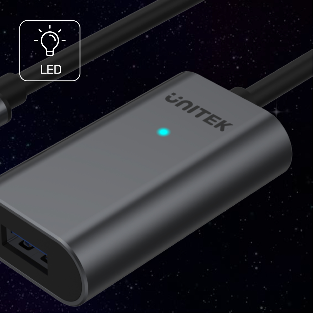 Unitek U304A wzmacniacz sygnału USB-C na USB(A) 5M-1275318