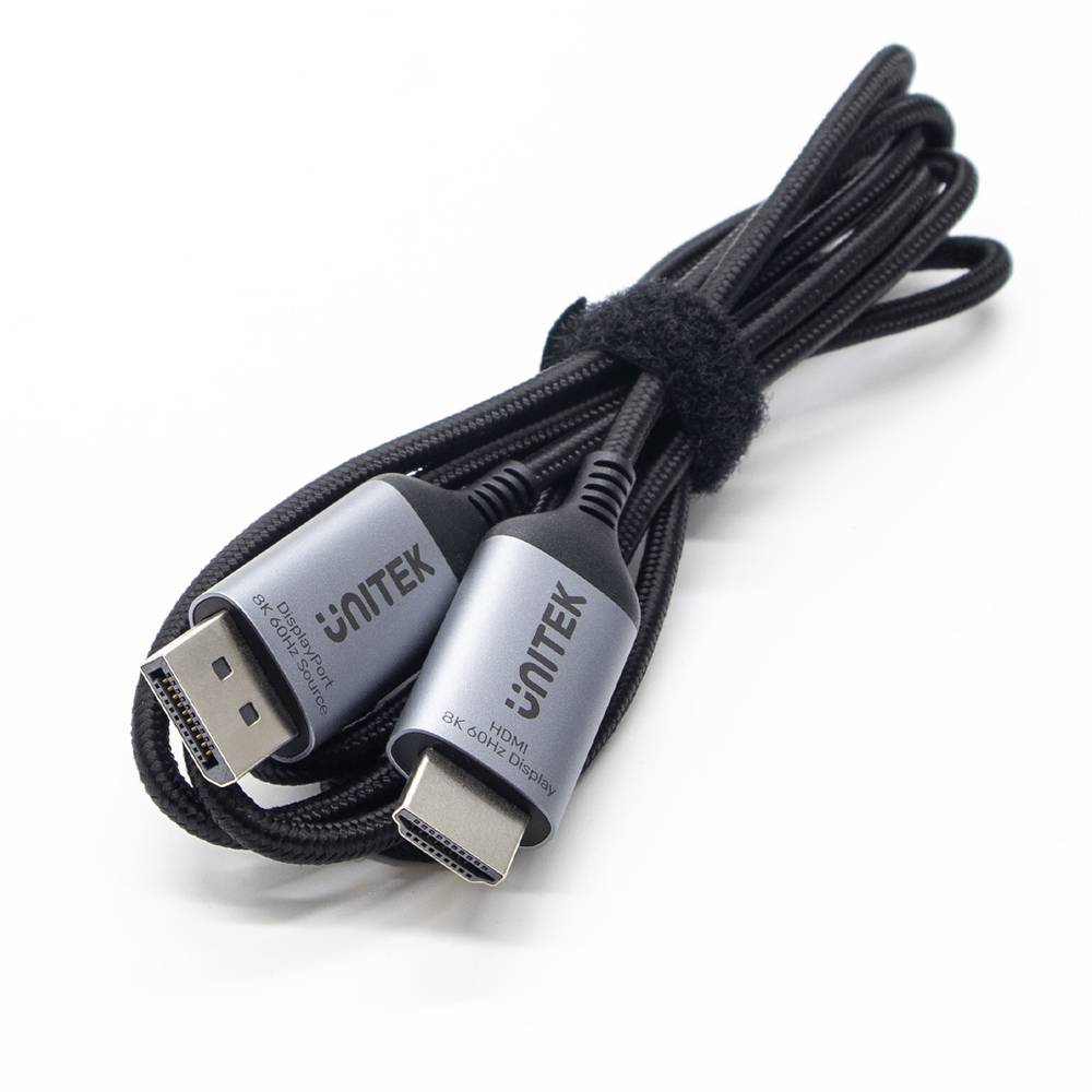 Unitek Kabel DisplayPort 1.4 do HDMI 2.1, 8K, 1,8m-1781768