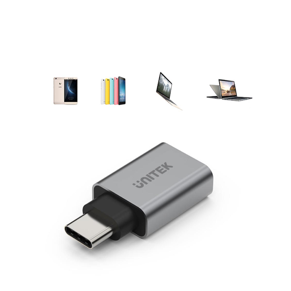 Unitek Y-A025CGY adapter USB TypC do USB (F) ALU-1654062