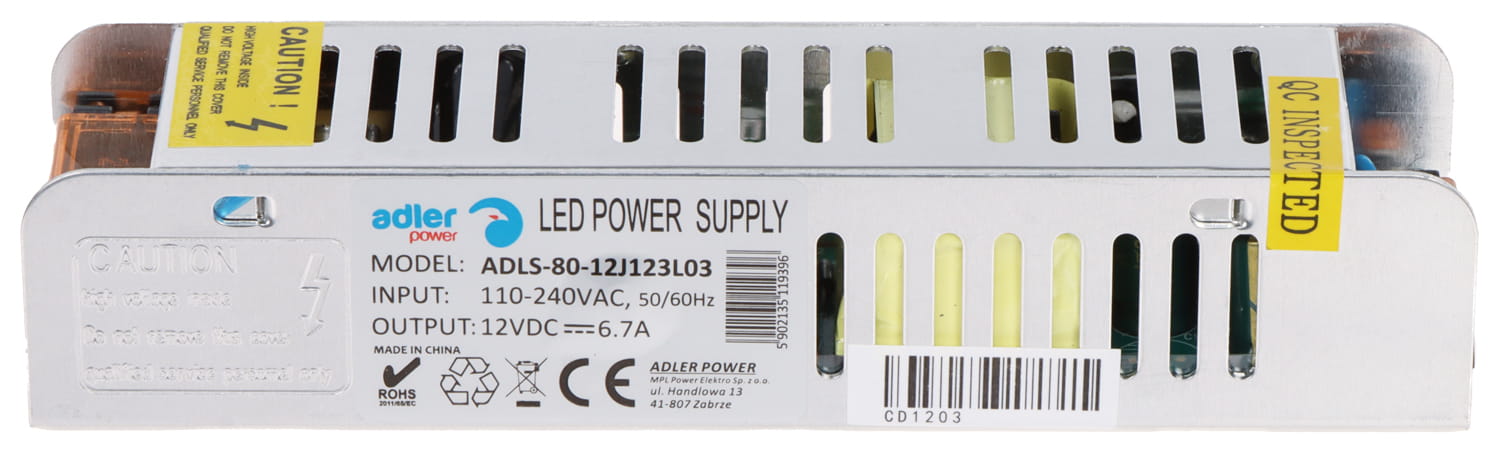 ZASILACZ IMPULSOWY ADLS-80-12 ADLER Power-1663974