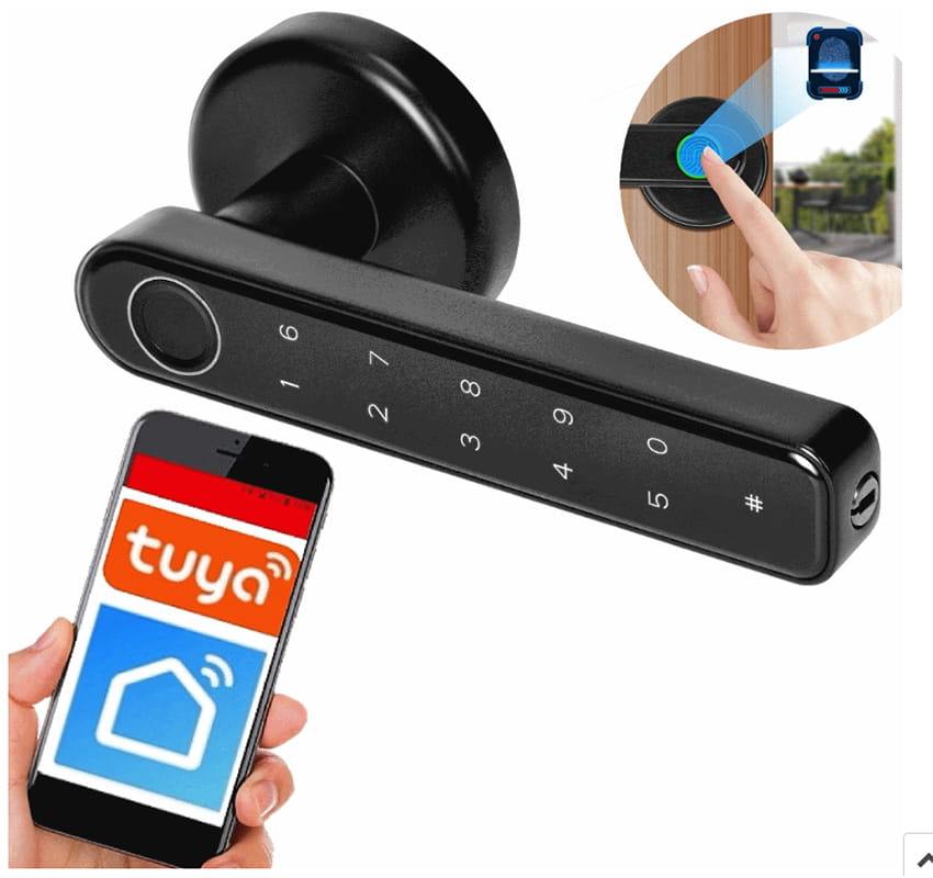 KLAMKA Z ZAMKIEM SZYFROWYM CDL-1/B Tuya Smart Bluetooth Virone-1629113